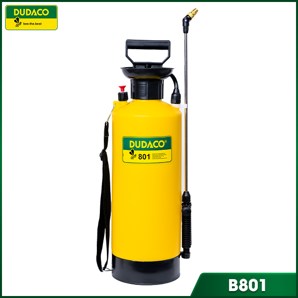 B801 – Bình 8 lít đeo vai, béc đồng hoặc nhựa